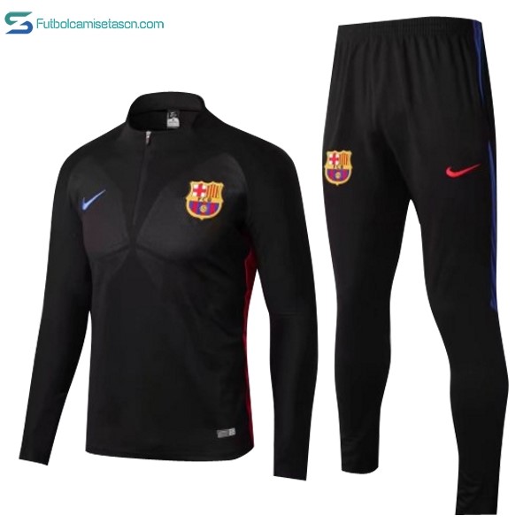 Chandal Barcelona Niños 2017/18 Negro